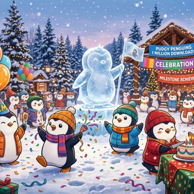 Pudgy Penguins Celebrates a Milestone: 1 Million Downloads and a Grand Finale Party!