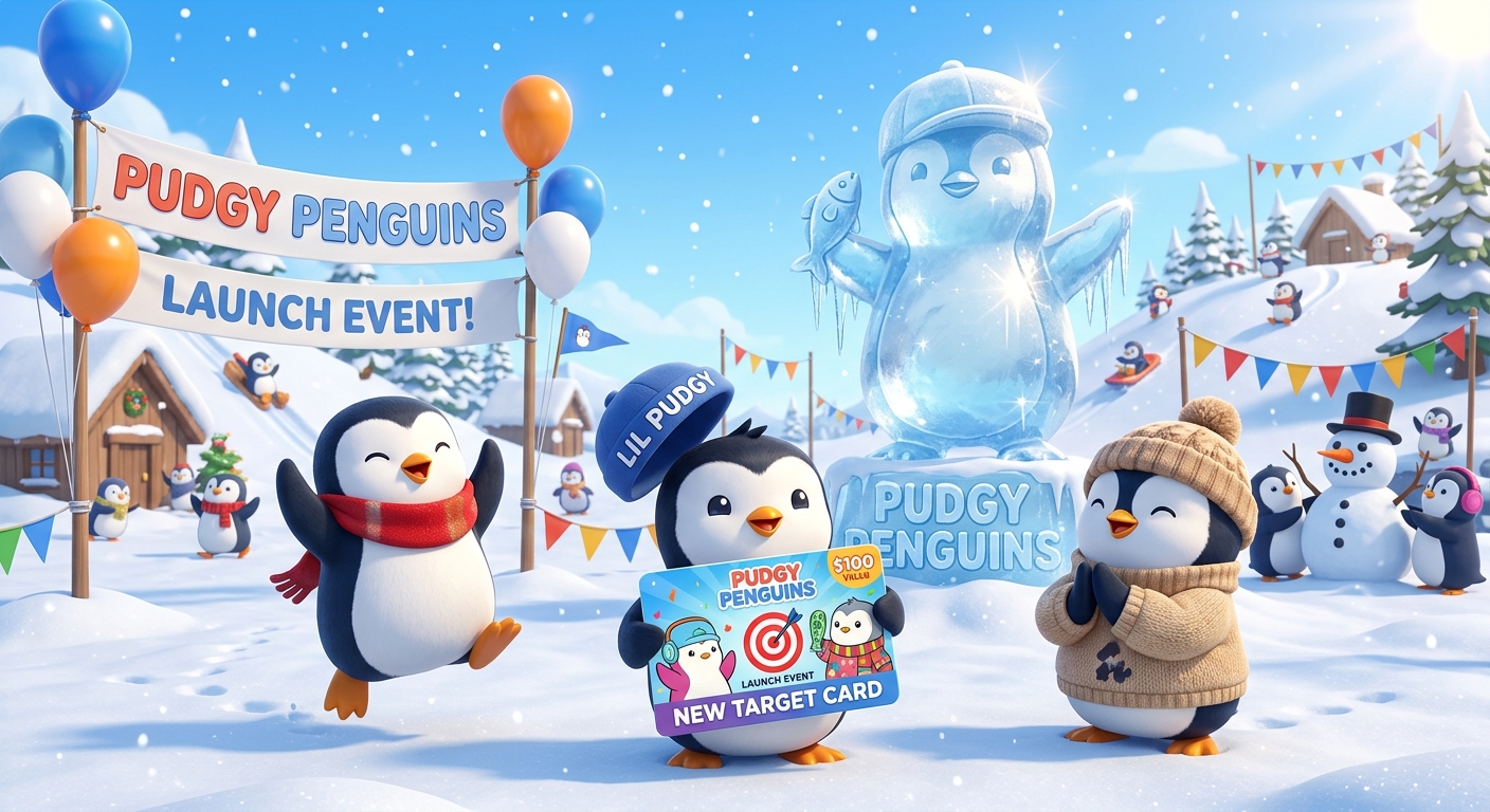 Pudgy Penguins Expands Their Horizons: Exciting New Target Card Launch Beyond NFTs!