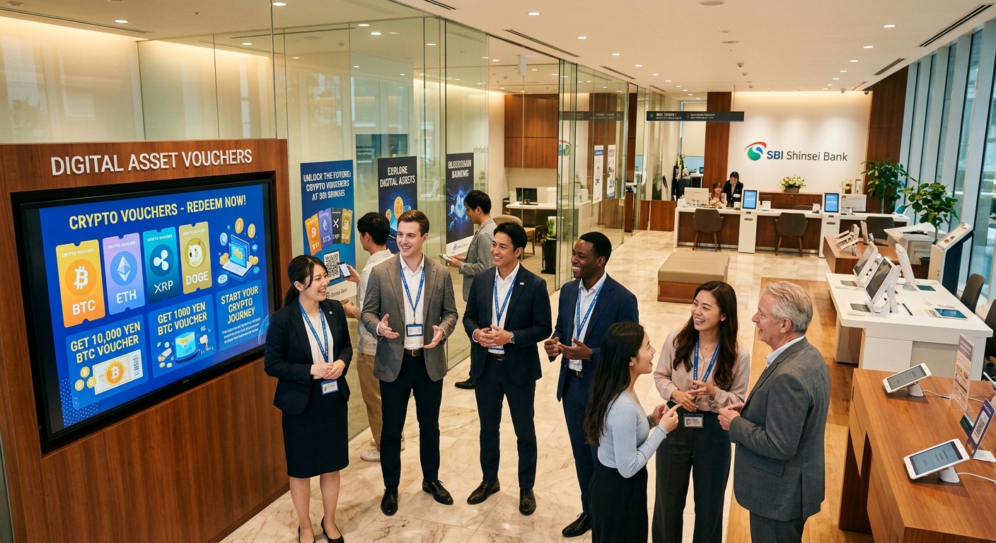 SBI Shinsei Bank Unveils Exciting New Crypto Vouchers for Depositors!