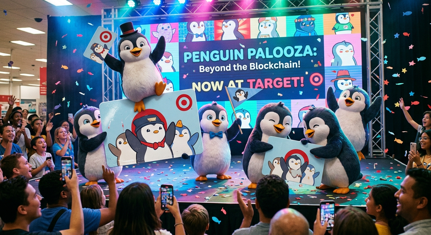 Pudgy Penguins Soars Beyond NFTs with Exciting Target Card Debut!