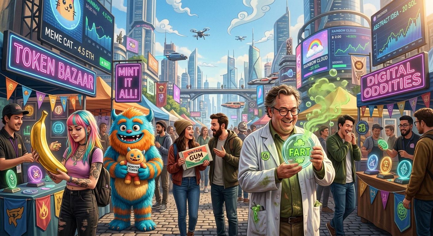 Discover the 10 Strangest Things Ever Tokenized – Yes, Even Farts!