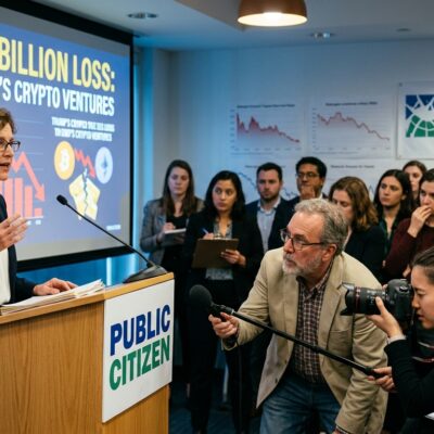 Public Citizen Reveals How Trump Cost Investors a Staggering $4.7 Billion with Crypto Schemes