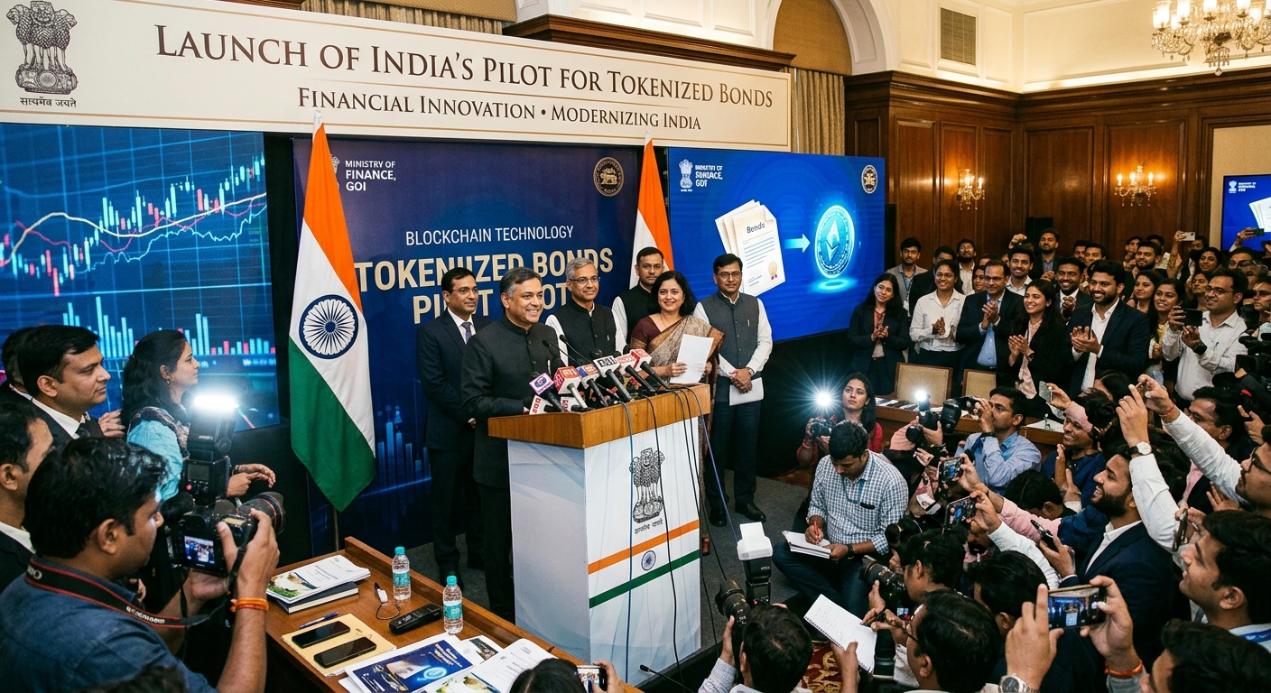 India Unveils Groundbreaking Pilot for Tokenized Bonds!