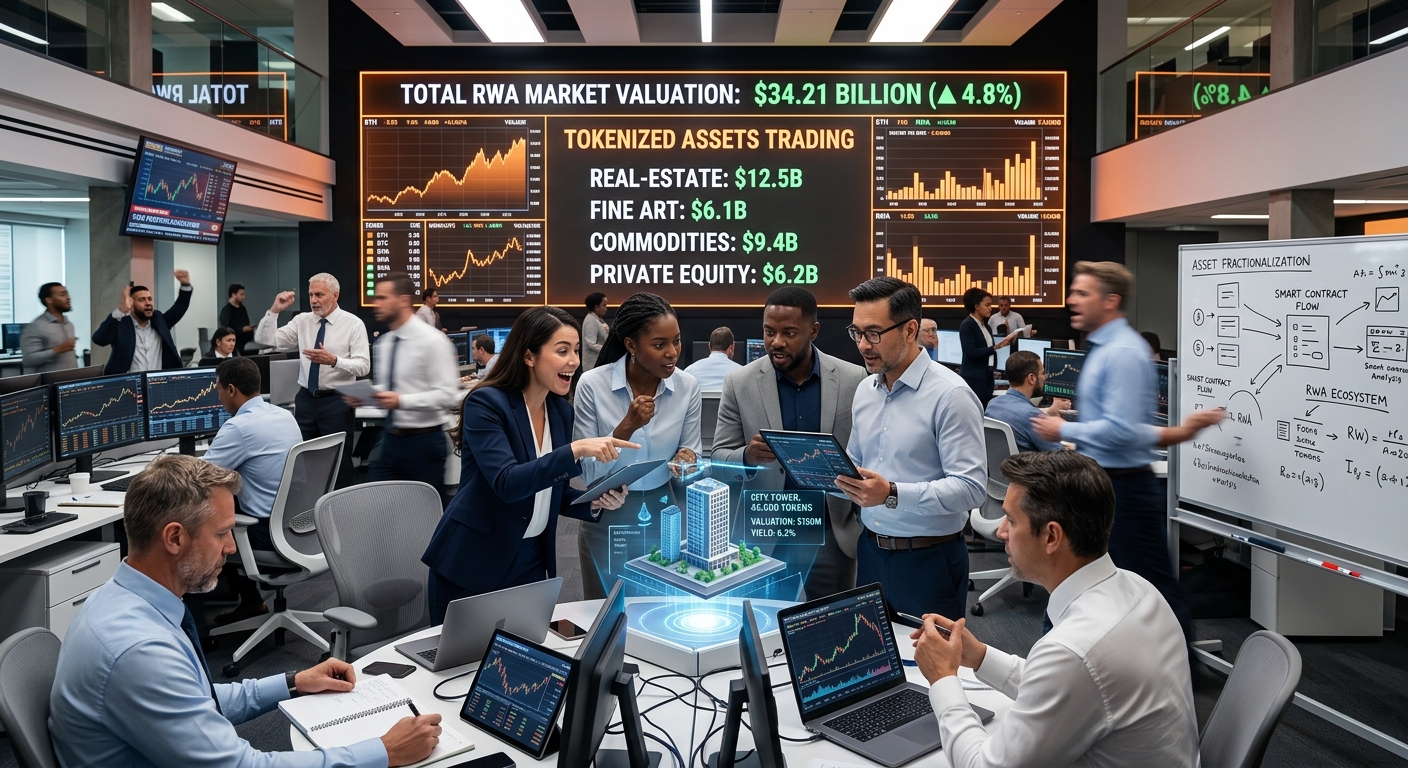 Tokenized RWA Market Surpasses $34B: Explore the Changing Trading Dynamics!