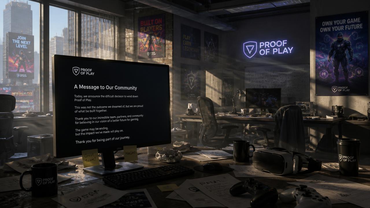 Proof of Play Closes Its Doors as Blockchain Gaming Vision Fails to Deliver